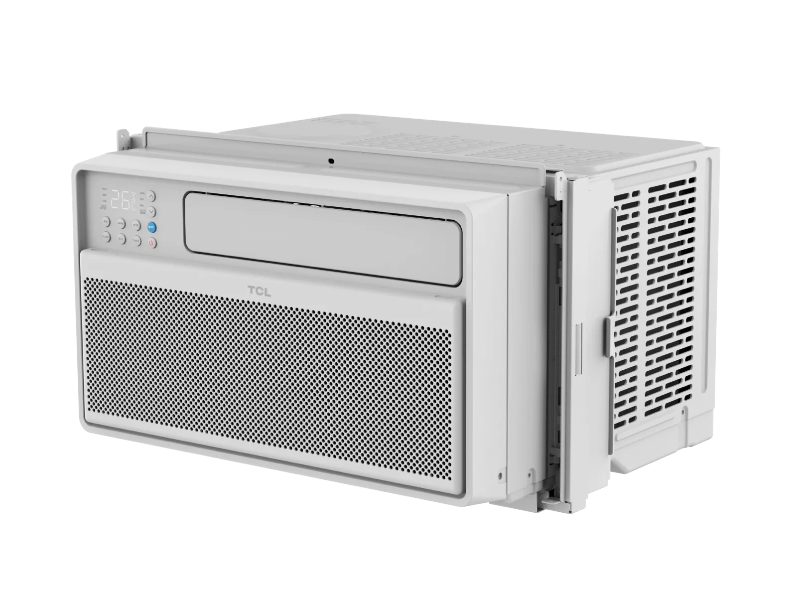 TCL 1.5 Ton Rotary Inverter Window Air Conditioner With Q-Whisper Technology, T3 Climate, Smart Inverter, R410A Refrigerant & Fast Cooling TAC-18CWAU-UJETI White