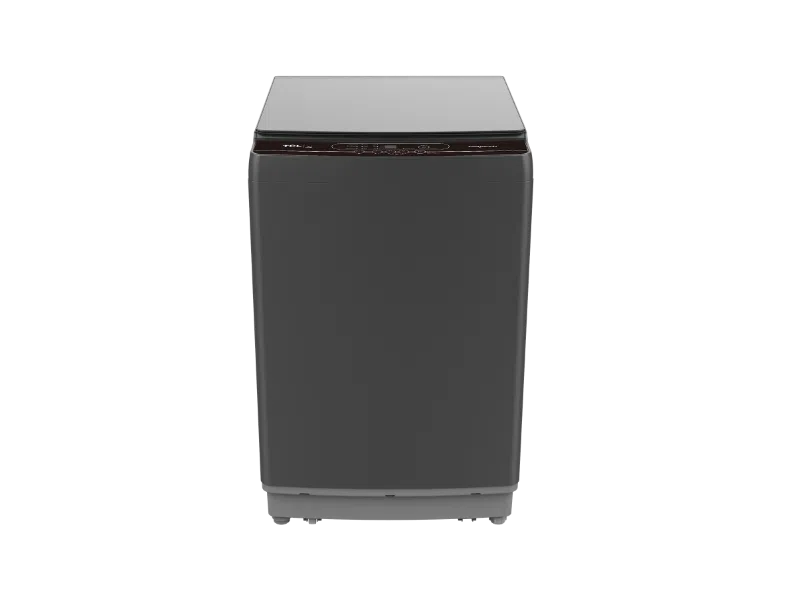 TCL 13KG Top Load Fully Automatic Washing Machine With Fuzzy Control, LED Display, Safety Lock, Even Wash Technology & Soft Close Glass Lid F113TLS Titanium Silver