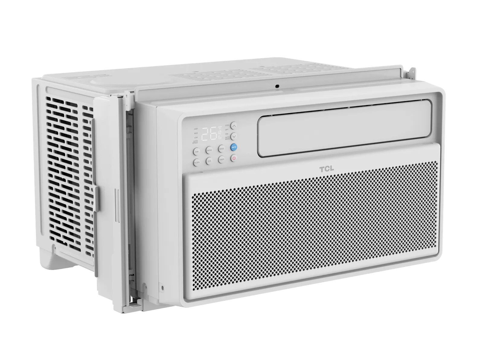 TCL 2.0 Ton Rotary Inverter Window Air Conditioner With Q-Whisper Technology, T3 Climate, R410A Refrigerant & Fast Cooling TAC-24CWAU-UJETI White