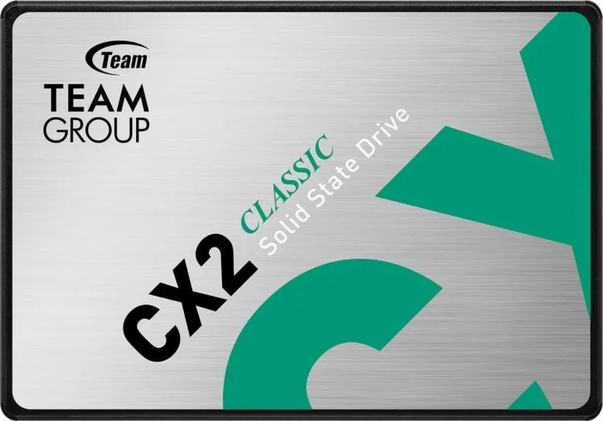 Team Group CX2 2.5" 512GB SATA III 3D NAND Internal SSD, Read/Write Up to 530/470 MB/s, SATA III 6Gb/s, DC +5 Voltage, 1,000000Hr MTBF, 120TB Written Terrabyte | T253X6512G0C101
