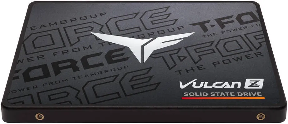 Team Group Vulcan Z Internal SSD, 1TB Capacity, Up to 550 MB/s Sequential Read & 500 MB/s Sequential Write, 200 TBW, 3D NAND Type, Shock Resistant, Gray | T253TZ001T0C101