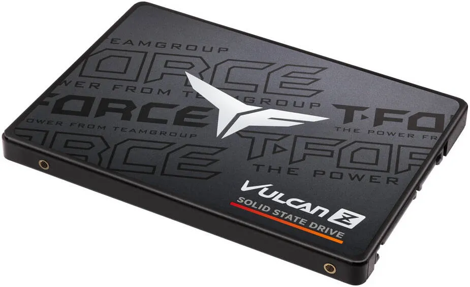 Team Group Vulcan Z Internal SSD, 1TB Capacity, Up to 550 MB/s Sequential Read & 500 MB/s Sequential Write, 200 TBW, 3D NAND Type, Shock Resistant, Gray | T253TZ001T0C101 4