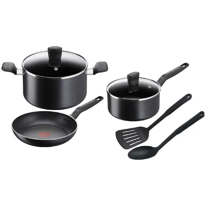Tefal Super Cook 7-Piece Cookware Set B459S784 (Black) 3