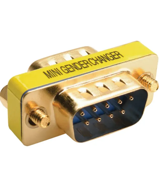 Tripp Lite by Eaton P152-000 Compact/Slimline DB9 Male-to-Male Gender Changer Adapter