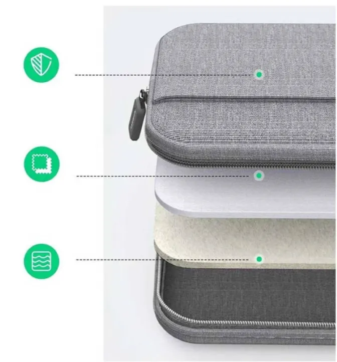 UGREEN LP437-50337 Laptop Bag 14″–14.9″ Gray 5