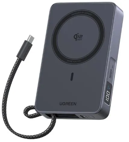 UGREEN MagFlow Qi2 10,000mAh Power Bank