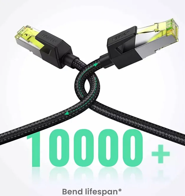 UGREEN NW150-80424 CAT 7 Round Ethernet Cable 3M 4