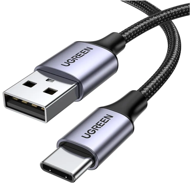 UGREEN US288-60128 USB‑A to USB‑C Fast Charging Cable 2M Black