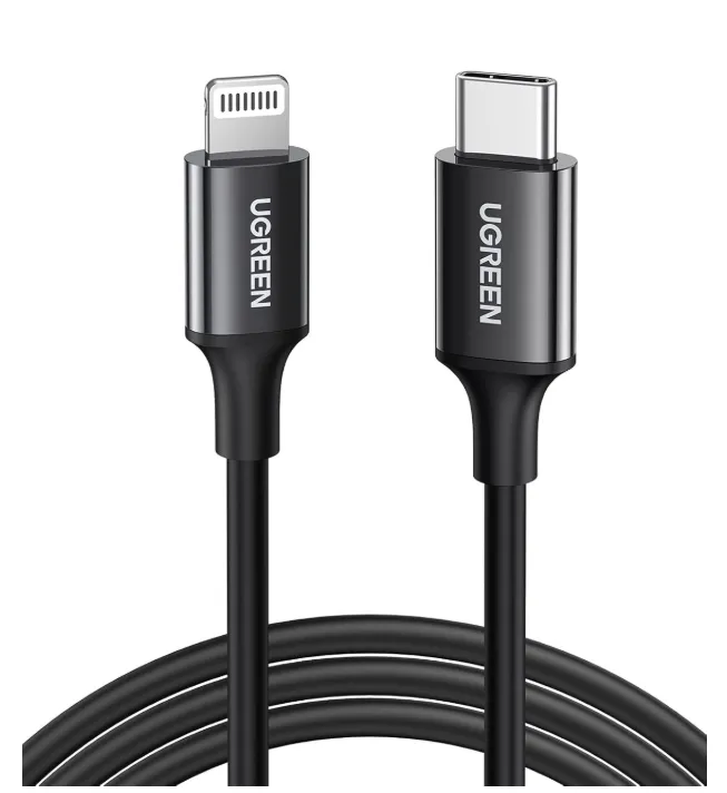 UGREEN USB‑C to Lightning Cable 1M Black US171-60751