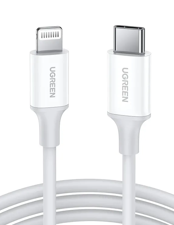 UGREEN USB‑C to Lightning Cable 2M White US171-60749
