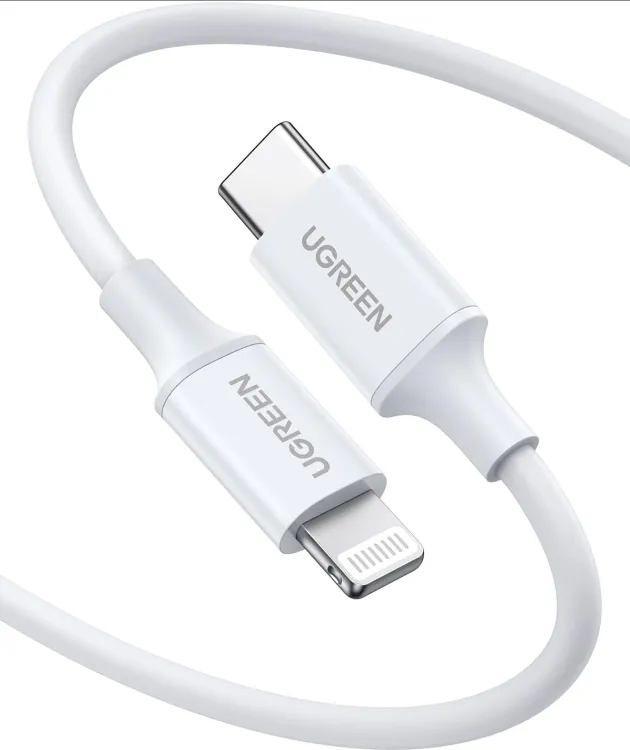 UGREEN USB‑C to Lightning Cable 2M White US171-60749