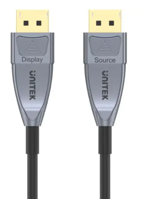 Unitek 8K Fiber Optic DisplayPort 1.4 Cable 30m Black – C1619GY 2