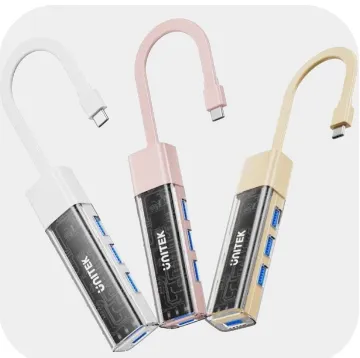 UNITEK Bi-Directional USB-C/USB-A 5Gbps Hub H1319AWH01