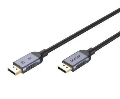 Unitek DisplayPort 1.4 Cable 2m Space Grey – C1628GY01-2M
