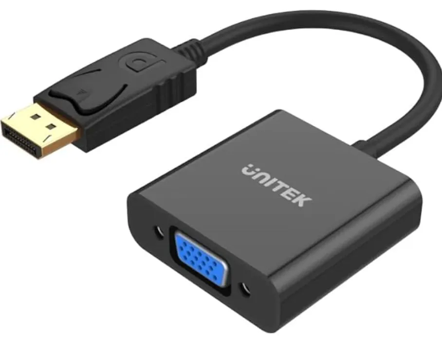 Unitek DisplayPort To VGA Adapter Black – Y-5118E