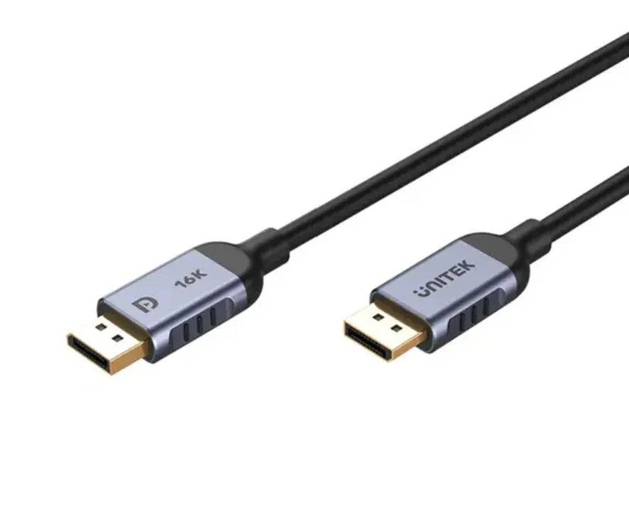 Unitek Gaming Display Port 2.1 Cable 3m Space Grey – C1626GY01-3M