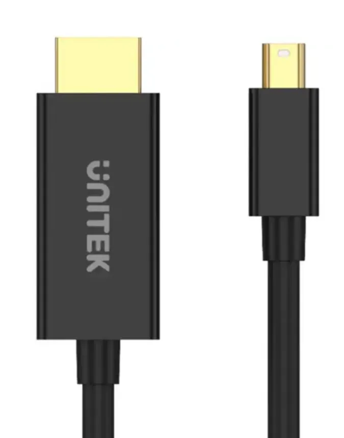 Unitek Mini DisplayPort To HDMI Cable 2m Black – V1152A 2