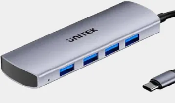 UNITEK uHUB Q4 4-in-1 USB-C Hub H1112DGY01