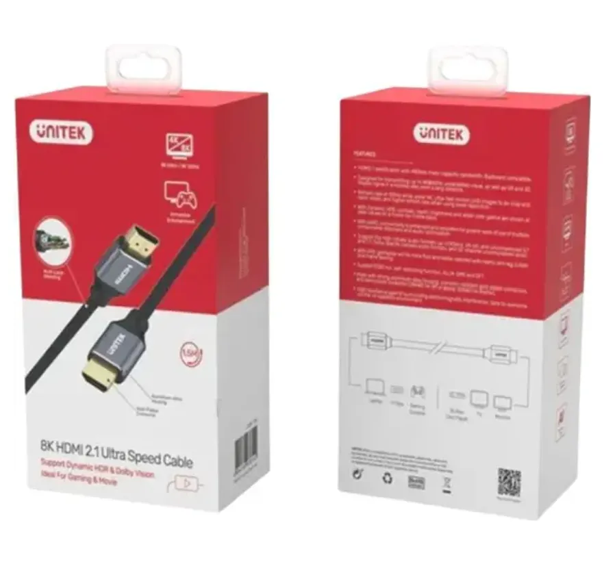 Unitek Ultra High Speed HDMI Cable 1.5m Black – C137W