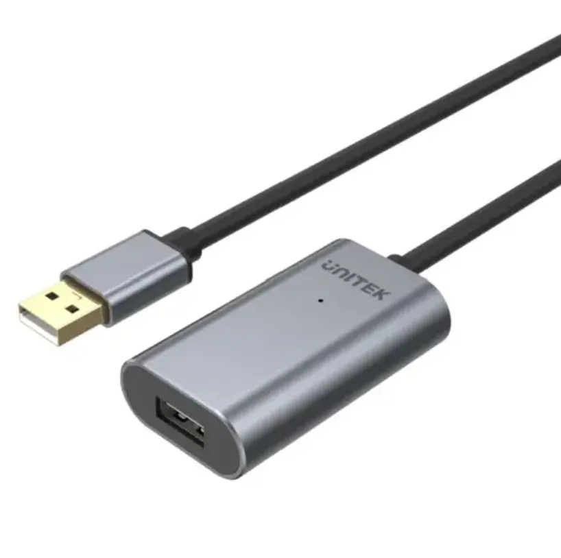 Unitek USB 2.0 Extension Cable 5m Space Grey – Y-271