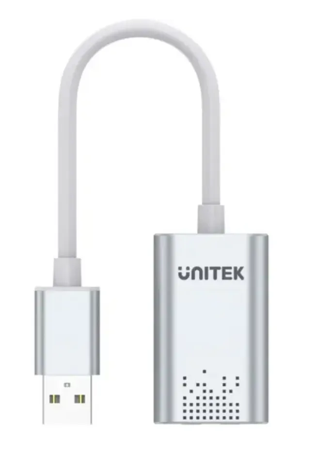 Unitek USB 2.0 External Sound Card Adapter Silver – Y-247A 2