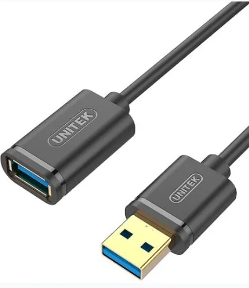 Unitek 2M, USB3.0 Type-A (M) to Type-A (F) Cable Y-C459GBK