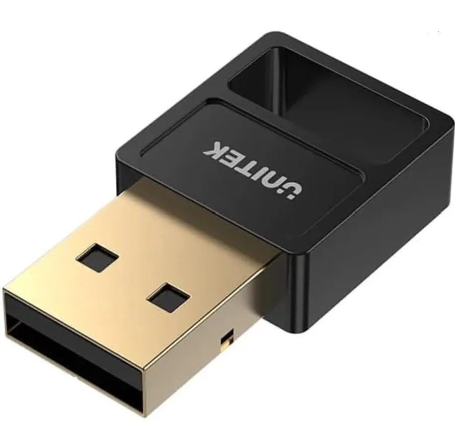 Unitek USB Bluetooth 5.3 Adapter Wireless B105B Black Compact