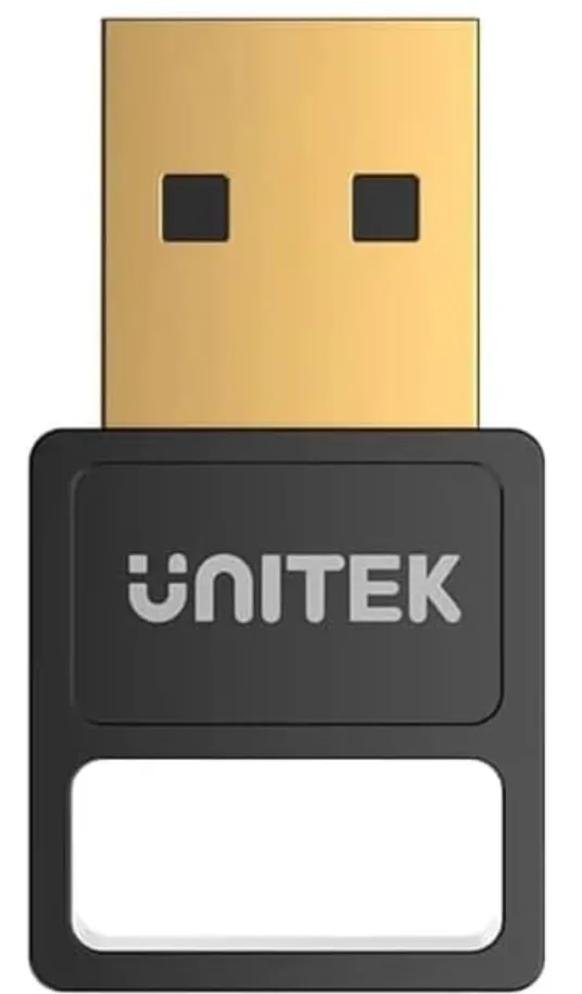 Unitek USB Bluetooth 5.3 Adapter Wireless B105B Black Compact