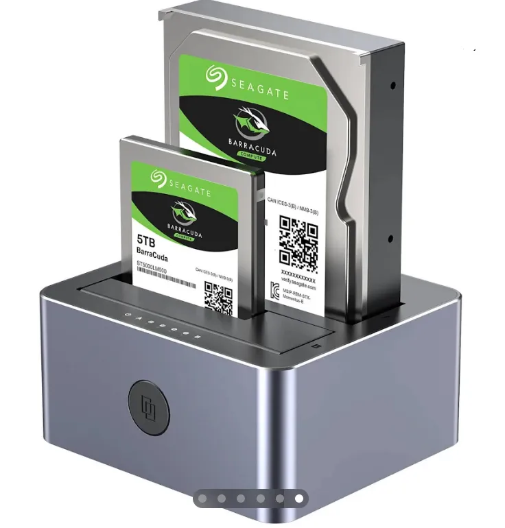 UNITEK USB-C 10Gbps Dual Bay SATA Docking Station Y-3027GY01-UK 2
