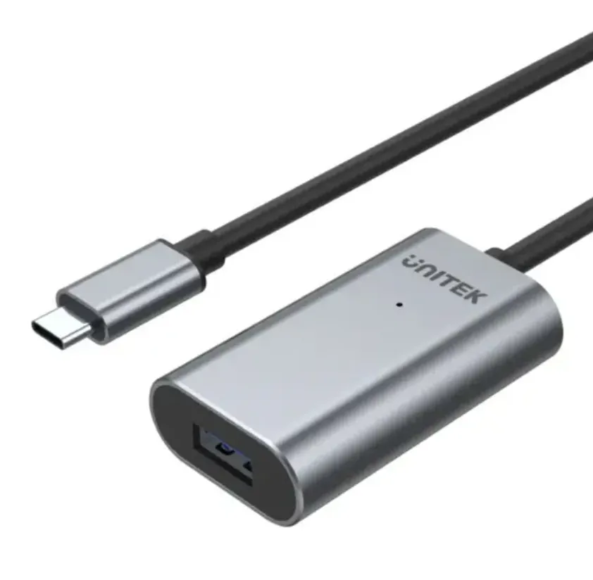 Unitek USB-C to USB-A Active Extension Cable 5m Space Gray – U304A
