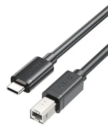 Unitek USB-C To USB-B Printer Cable 3m Black – C14140ABK03-3M