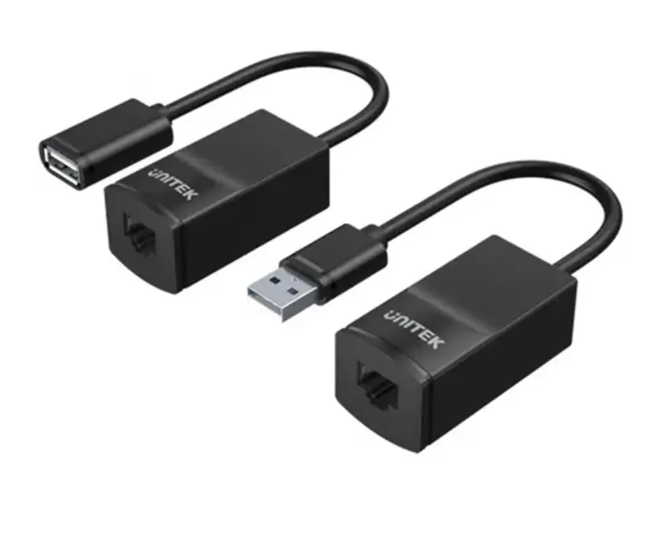 Unitek USB1.1 Extension Over RJ45 Black – Y-UE01001
