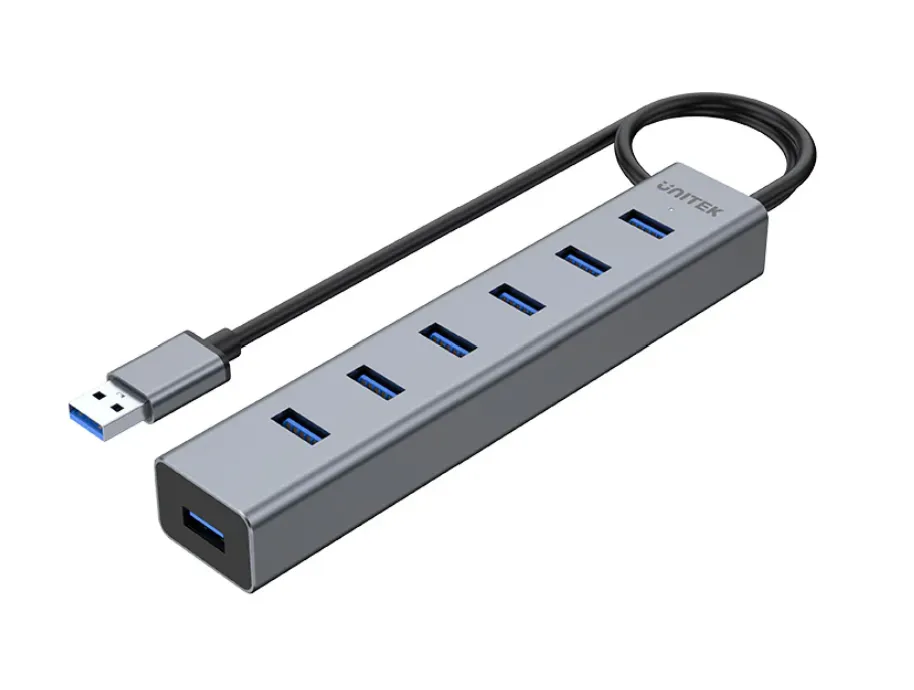 UNITEK USB3.0 7-Port Aluminium Hub Y-3090-UK