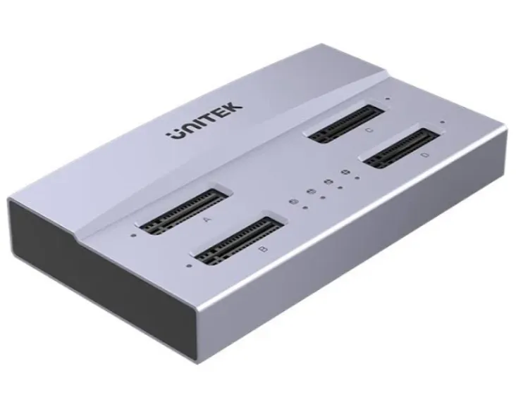 UNITEK USB4 4-Bay M.2 SSD Docking Station S1243BGY01-UK