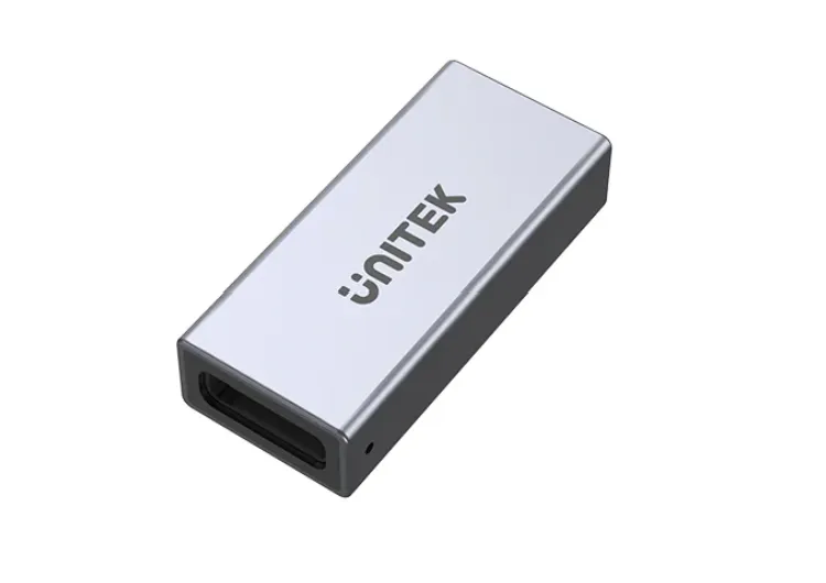 USB 4 Coupler with Data 40Gbps / PD 240W / Display 8K 60Hz, Space Gray, UNITEK Gift Box A1036GY