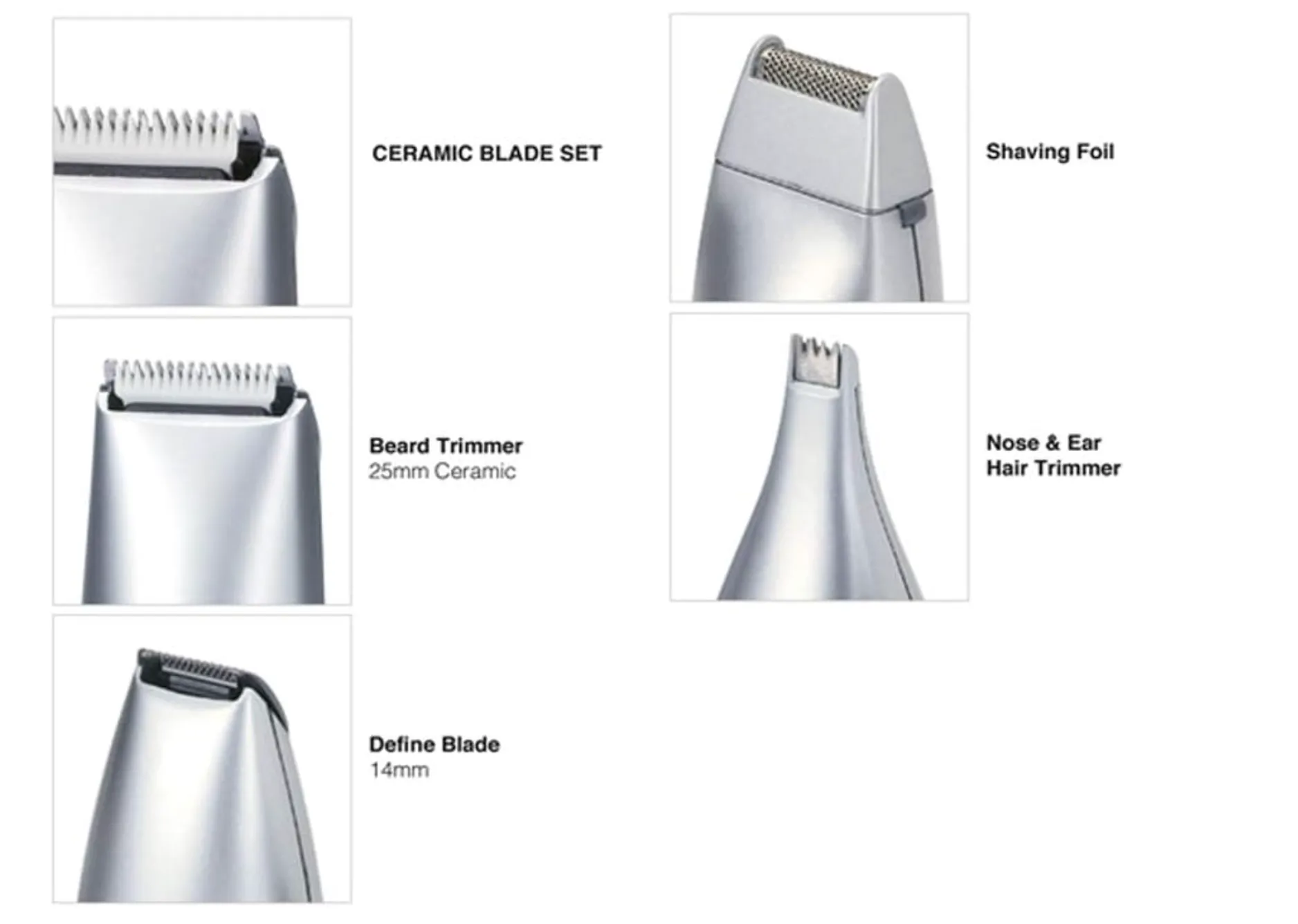 Valera 625.01,Valera Contour X Ceramic - Beard & Moustache Trimmer, Grey, 2