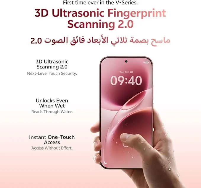Vivo V70 5G 12GB RAM 256GB Storage Dual SIM Smartphone – Premium AMOLED Display, AI Camera System, Fast Charging, High Performance Mobile Phone, 3