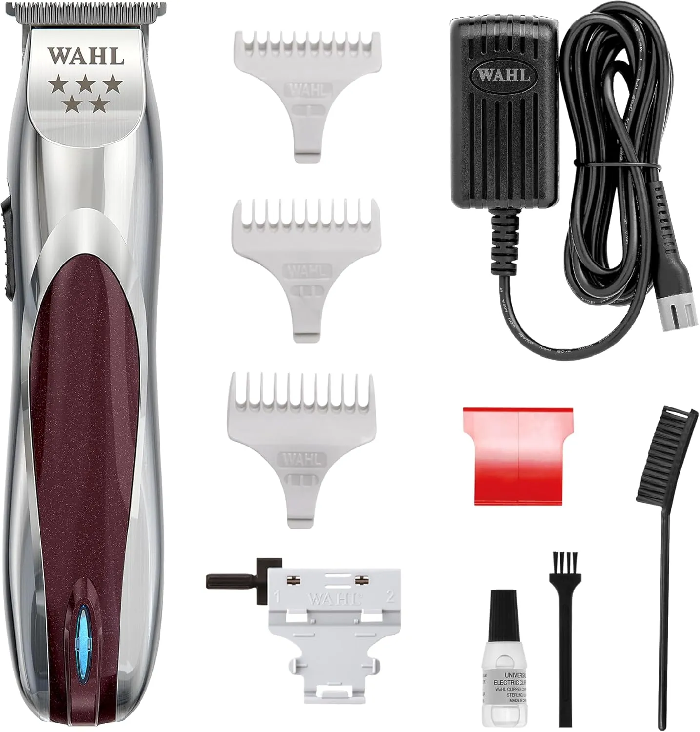 Wahl 5 Star A•LignTrimmer, Cord/Cordless Lithium Ion Trimmer, Professional Hair Trimmers, Detailing and Outlining, Lightweight, Ergonomic, Zero-Gap Adjustable, Compact T-Blades, Barbers Supplies