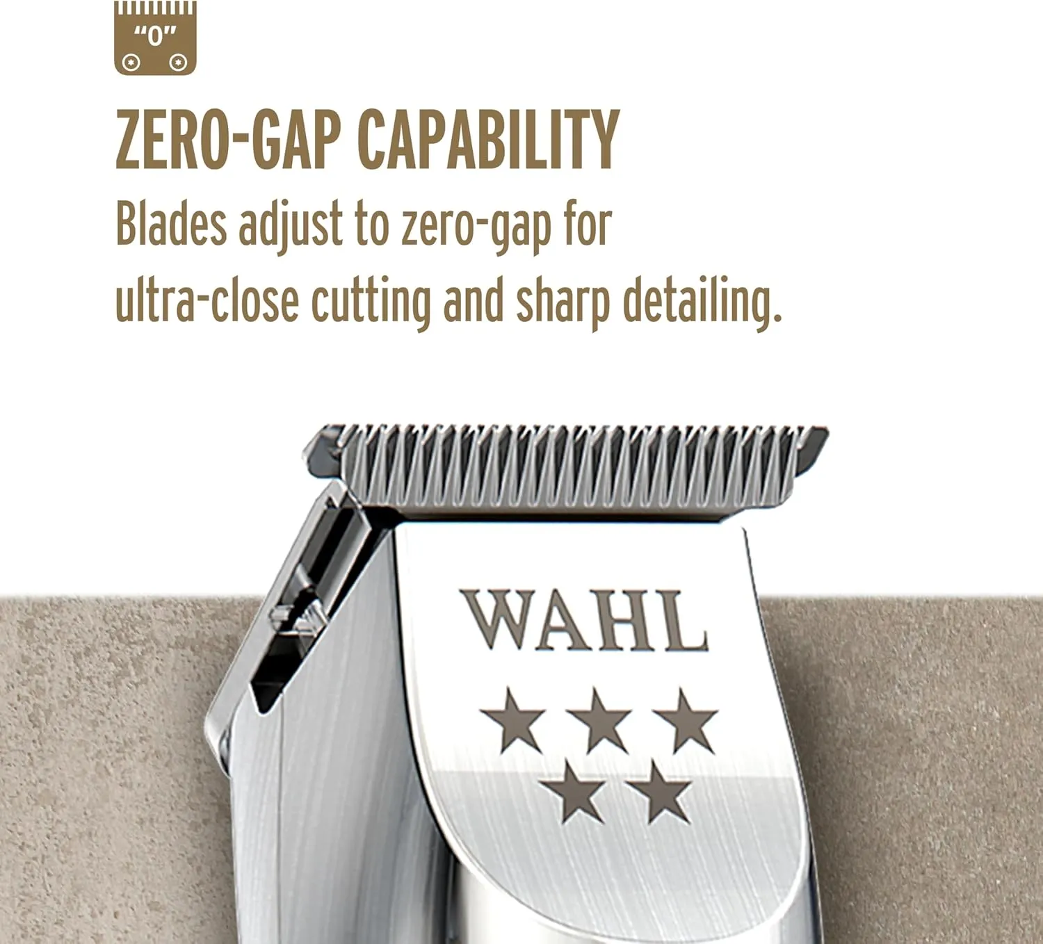 Wahl 5 Star A•LignTrimmer, Cord/Cordless Lithium Ion Trimmer, Professional Hair Trimmers, Detailing and Outlining, Lightweight, Ergonomic, Zero-Gap Adjustable, Compact T-Blades, Barbers Supplies 4