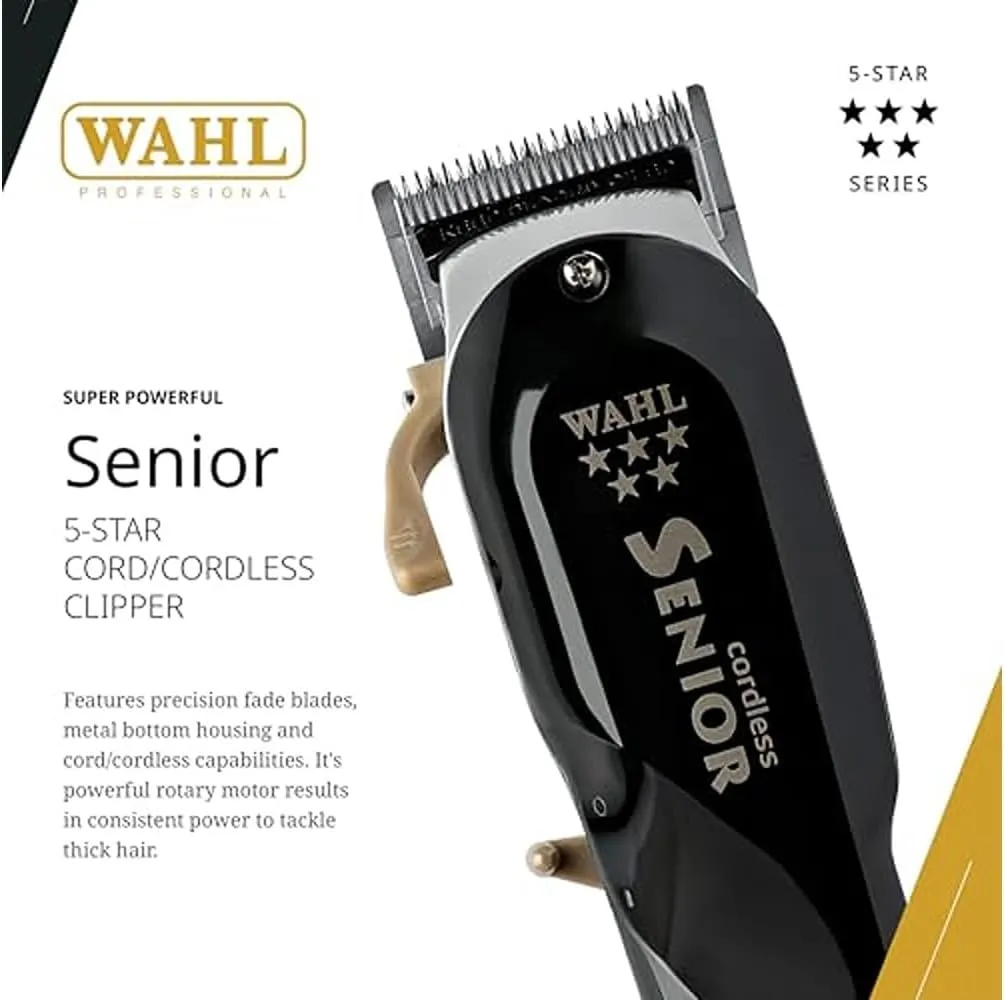 Wahl 5 Star Cordless Senior Clipper,8504 2