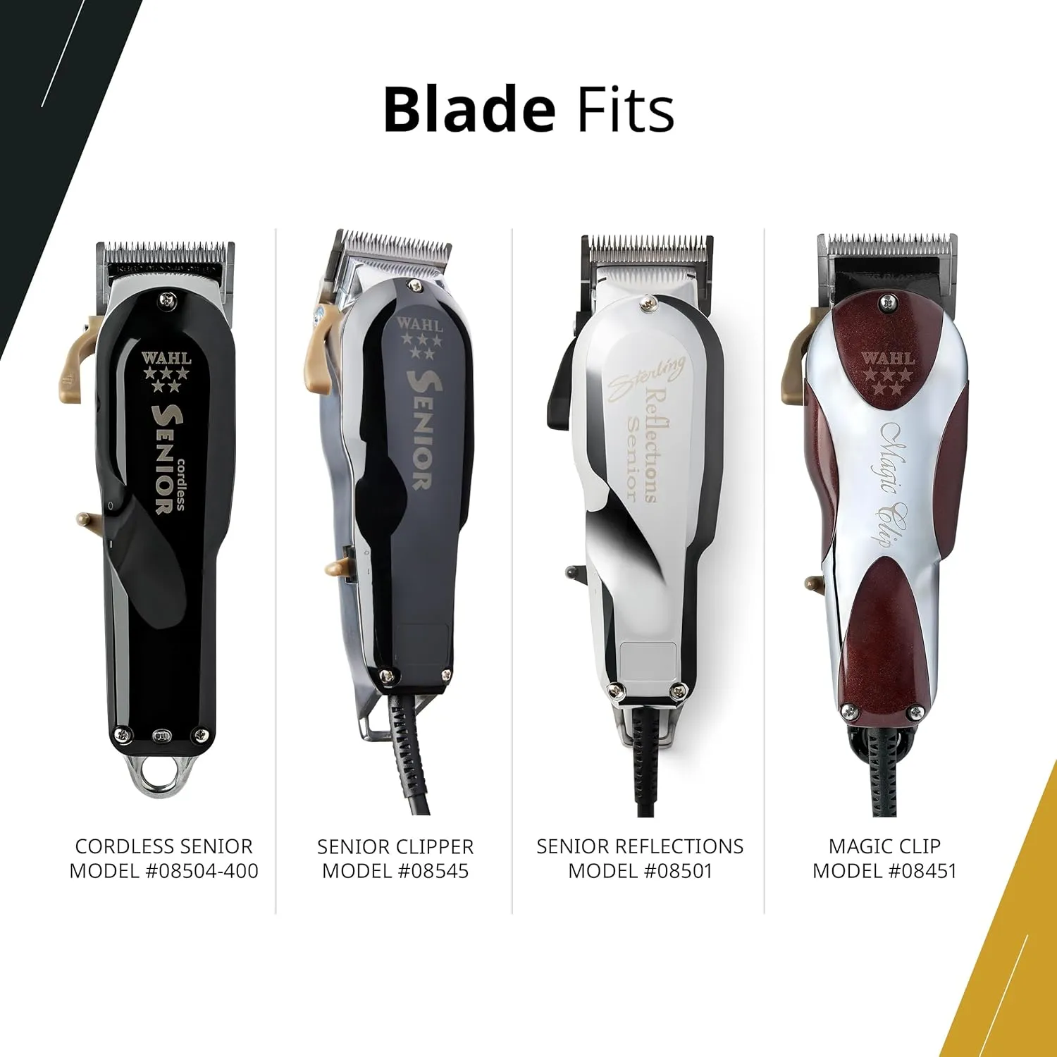 Wahl Professional Adjustable Clipper Blade set #2191 – For 5 Star Senior, Magic Clip, and Reflections Senior – Includes Oil, Screws & Instructions 4