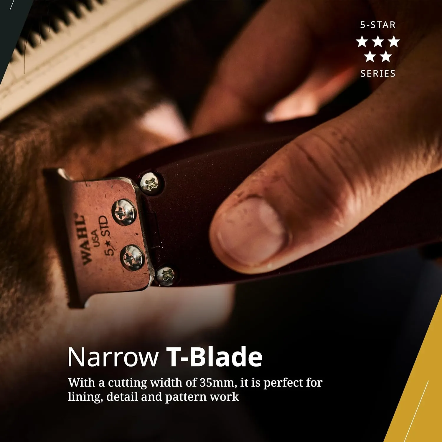 Wahl Professional Adjustable T Shaped Trimmer Blade 1062-600 - Designed for Specific Wahl, 5 Star, and Sterling Trimmers - Includes Oil, Screws, and Instructions 3
