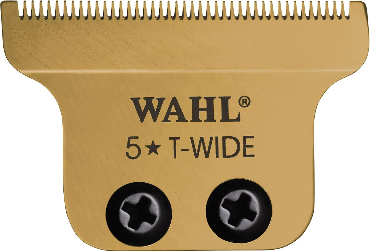 Wahl Professional Gold T-Wide Blade, Adjustable Zero-Overlap, DLC & Titanium Coated, Fits Cordless Detailer Li, Professional Barbers & Stylists, Men's Facial Hair Trimmer & Clipper Blades