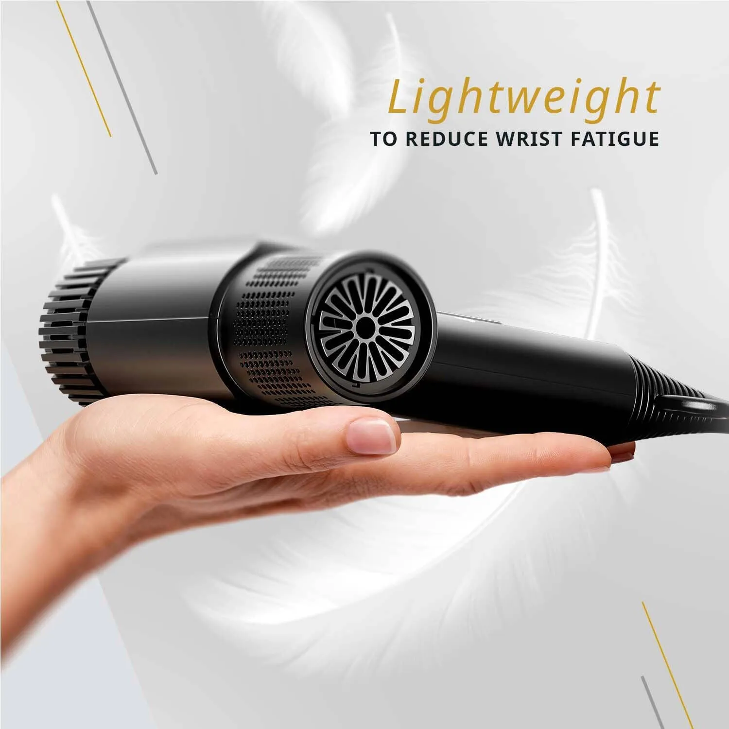 Wahl Vanquish Hair Dryer, Lightweight, LED Display, Quiet, Professional 3 Attachments, Powerful, Cool Drying, 3 Speed-Settings, Auto-Clean, Even Drying, Quick Dry 4
