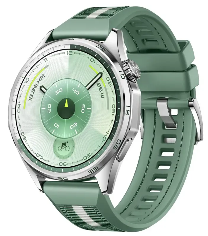 WATCH GT 6 46mm Smart Watch, 1.47-Inch Display, up to 21 days battery life, Compatible with iOS & Android, Health Monitor, 100+ Sports Modes Green 3