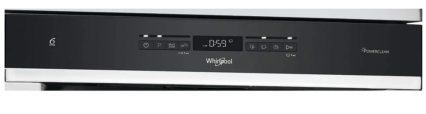 Whirlpool Free Standing Dishwasher – WFO3041PLXUK (Grey) 4