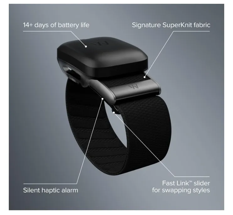 WHOOP 5.0/MG (PEAK) Activity Tracker - 12 Month Membership - Health and Fitness Wearable – 24/7 Activity and Sleep Tracker, Personalized Coaching, Menstrual Cycle Insights – 14+ Days Battery Life- 973-004-000(TDRA Version) 4