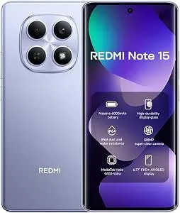 Xiaomi Redmi Note 15 12GB RAM 512GB Storage Dual SIM Smartphone – Premium Display, High Performance, Long Battery Life